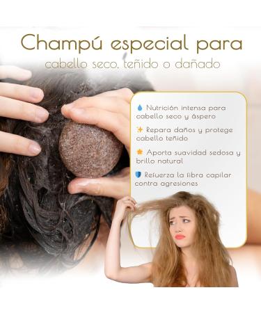  Savia De Alma Solid Shampoo | Cocoa Repair & Nutrition for Open Ends | Vegan & Artisanal | Frequent Use | 65g (Cacao) - Buy Online on GoSupps.com