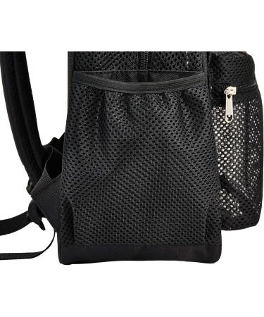 Semi-Transparent Mesh Backpack - Heavy Duty See Through College Student - Black | [Brand Name] - Buy Online on GoSupps.com