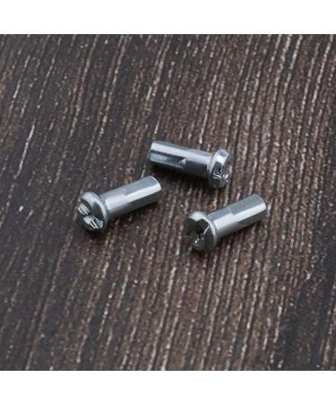 Micro Traders 100Pcs 14G Bicycle Spoke Nipples | 2mm Dia | Silver Steel | 12mm Long | Cycling Replacement Accessories - Buy Online on GoSupps.com