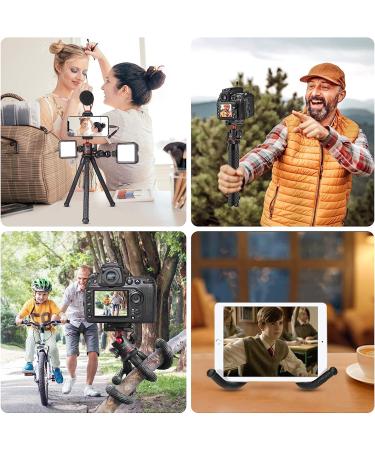 ULANZI MT-33 Flexible Mini Tripod with 1/4 Screw for Magic Arm, Octopus Tripod - Compatible with iPhone 12, Samsung, Canon, Nikon, Sony Cameras - Buy Online on GoSupps.com