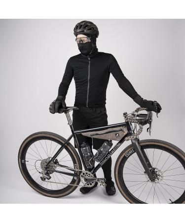 Gripgrab Winter Bike Storm Hood - Thermo Fleece Balaclava Face Mask for Cycling Soft & Warm Under Helmet Black (57-60) - Buy Online on GoSupps.com