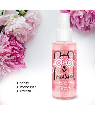 FLOSLEK Refreshing Face Mist Rose Peony | 95ml | Hydro Boost Express Hydrating Spray | Contains Rose Water | Moisture Bomb for Dry & Sensitive Skin | Cruelty-Free & Vegan - Buy Online on GoSupps.com