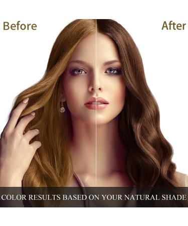 MOKERU Coconut Dark Brown Hair Dye Shampoo for Gray Hair - Semi-Permanent Color for Women and Men - 3 in 1 Fast Acting Formula - 100% Grey Coverage - Long Lasting Results (17.6 Fl oz) - Buy Online on GoSupps.com