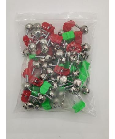 Brateuanoii 30-Piece Fishing Bells Set - Dual Color Bite Indicators for Outdoor Fishing - Essential Fishing Accessories - Buy Online on GoSupps.com