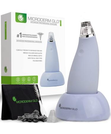 Microderm GLO Mini Blackhead Remover Pore Vacuum & Facial Tool with Microdermabrasion Add-On Option - #1 Advanced Suction Machine for Face and Nose - Promotes Clean Bright Youthful Glowing Skin