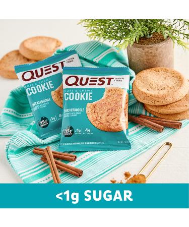 Quest Nutrition Snickerdoodle Cookies 4ct - Delicious and Protein-Packed Snacks - Buy Online on GoSupps.com