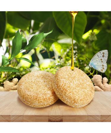  PHOGARY PHOGARY 2PCS Organic Ginger Hair Soap Shampoo Bar Natural Hair Care with Plant Extracts Moisturizes Hair and Cleanses Scalp Pores 3.88 oz - Buy Online on GoSupps.com