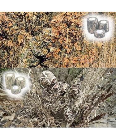 Self-Adhesive Camouflage Bandage Tape - 10 Rolls Cohesive Wrap 5cm x 4.5m Protective for Flashlights & Bicycles - International Shipping Available - Buy Online on GoSupps.com