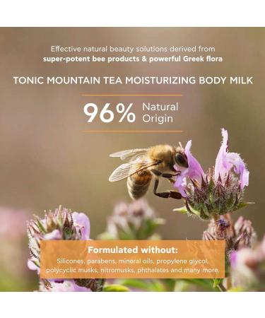 Apivita Tonic Mountain Tea Moisturizing Body Milk 6.76 fl.oz. | Energizing Shea Butter Lotion for All Skin Types - Buy Online on GoSupps.com