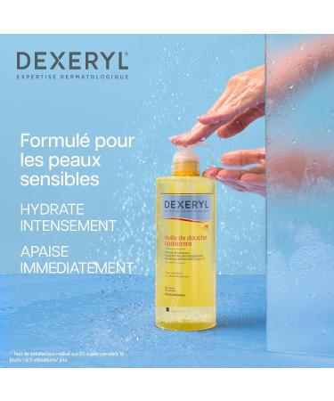 DEXERYL - Huile de Douche Apaisante - Nettoie & Relipide la Peau d s la naissance - Pr serve la Barri re Cutan e - Peaux Tr s S ches ou Tendance Atopique - Sans Savon Sans Parfum - 500 ml - Buy Online on GoSupps.com