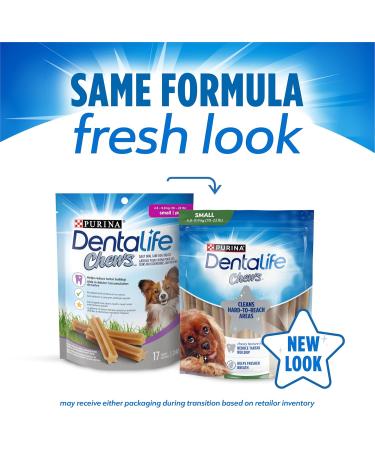 DentaLife Chews Dog Treats for Small Breed Dogs - 595 g Pouch (1 Pack) 40 count (Pack of 1) - Buy Online on GoSupps.com