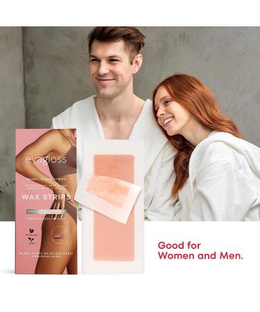 40 Wax Strips for Hair Removal - Vegan & 98% Natural Spain Made Waxing Strips - Body, Bikini & Brazilian Wax - Ready to Use Hair Remover for Women with 4 Finishing Wipes - Buy Online on GoSupps.com