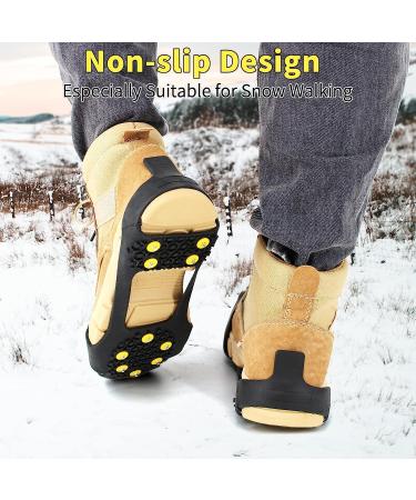 Xproutdoor Ice Cleats Snow Grips - 10 Steel Studs + 20 Extra Replacements for Non-Slip Traction on Shoes/Boots - Snow Ice Walking Gear - Buy Online on GoSupps.com