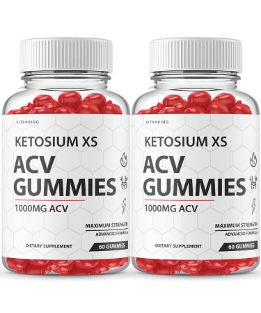 (2 Pack) Ketosium XS ACV Gummies Weight Loss Ketotium XS Gummies Ketosium XS Keto Gummies Ketosium XS ACV Gummy (120 Gummies)