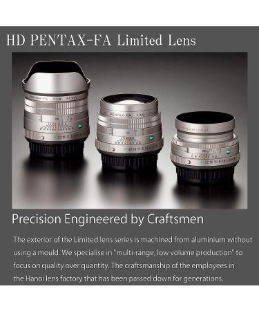 Pentax HD FA 43mm F1.9 Limited Black Standard Prime Lens with High-Performance HD & SP Coating, Large Aperture, Round Diaphragm, Machined Aluminum Body - 20140 - Buy Online on GoSupps.com