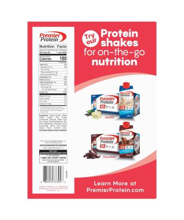 Premier Protein Mixed Berry Almond Cereal - 30oz, High Protein Breakfast & Snack with Real Berries and Almonds - Buy Online on GoSupps.com