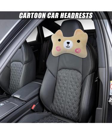 Migiftdy Car Headrest Pillow - Neck Support Travel Pillow for Driving & Long Flights (Bear Design) - Ideal for Comfort at Home in Cars & on the Go - Buy Online on GoSupps.com