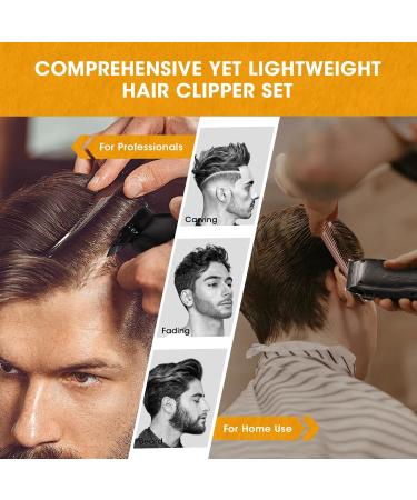 Professional Hair Clippers for Men - 7500 RPM Waterproof Beard Trimmer & 3-in-1 Hair Cutting Kit | Cordless Barber Clipper Set with LED Display - Perfect Men's Gift - Buy Online on GoSupps.com