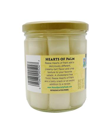 REESE Hearts of Palm in Glass Jar - 14.8 oz | Premium Quality, Ready-to-Eat - Buy Online on GoSupps.com