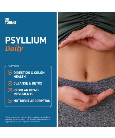 Dr. Tobias Omega 3 Fish Oil & Psyllium Daily Supplements for Heart Brain & Immune Support Healthy Bowel Movement Supports with Psyllium Husk Capsules - Buy Online on GoSupps.com