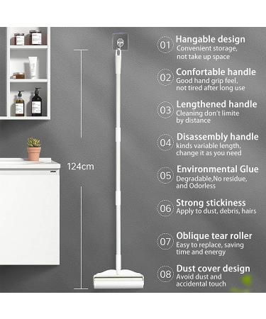 Pet Hair Remover Roller AISIR Lint Roller with 1 Adjustable Detachable Handle + 9 Refills Animal Hair Removal Brush Easy to Clean the Pet Fur from Carpet Furniture Clothes bedding Sofa. - Buy Online on GoSupps.com