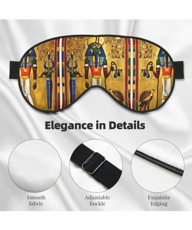 Ancient Egypt Tribe Series Double-Sided Eye Mask for Quality Sleep | Soft & Light Blocking International Shipping - Buy Online on GoSupps.com