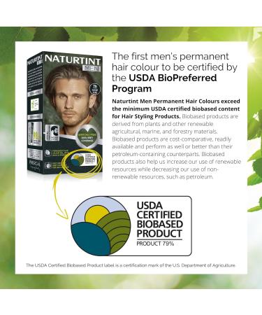 Naturtint Men Permanent Hair Colour Gel 7N Hazelnut Blonde for Hair Beard and Moustache. Ammonia Free up to 100% Grey Coverage Natural Looking Long Lasting Results - Buy Online on GoSupps.com