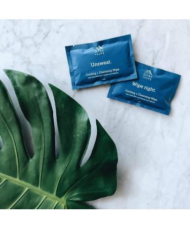 Oars + Alps Face and Body Wipes | Dermatologist Tested, Infused with Caffeine and Menthol | TSA Friendly | 14 Wipes - Buy Online on GoSupps.com
