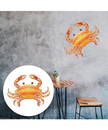 ORFOFE Retro Decor 1Pc orange balloons treadmills home decor ocean ornaments bike Hanging Decor wall hanging Crab pedal Orange 25x15cm - Buy Online on GoSupps.com