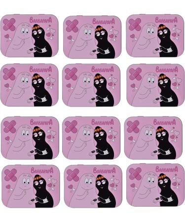 Barbapapa Children's Plaster - 12 Pieces in Metal Box | Fun & Stylish Plaster Storage for Kids | Ideal for Backpack & Handbag - Buy Online on GoSupps.com