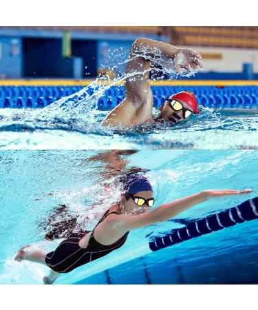 Buy Siproch Swimming Goggles for Men & Women | Anti-Fog UV Protection Adjustable Comfort | Professional Adult & Youth Swim Goggles - Black - Buy Online on GoSupps.com