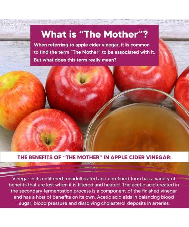Apple Cider Vinegar Gummies with The Mother 1200mg Acetic Acid 400 g Folic Acid 2.5 g Vitamin B12 60 Sugar Free Natural Apple Flavoured Gummies - Buy Online on GoSupps.com