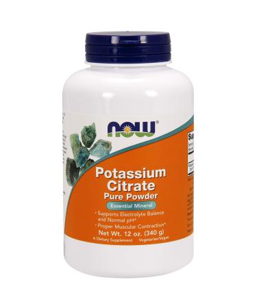 Now Foods Potassium Citrate Pure Powder 12 oz (340 g)