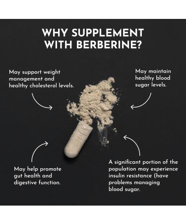 JUST INGREDIENTS Berberine Supplement 30-Capsule Herbal Support Formula with Organic Berberis Aristata Traditionally Used for Metabolic Health Cellular Function & Overall Wellness. - Buy Online on GoSupps.com