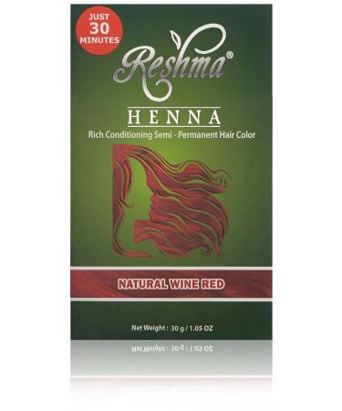 Reshma Beauty Natural Wine Red 30 Minute Henna Hair Color
