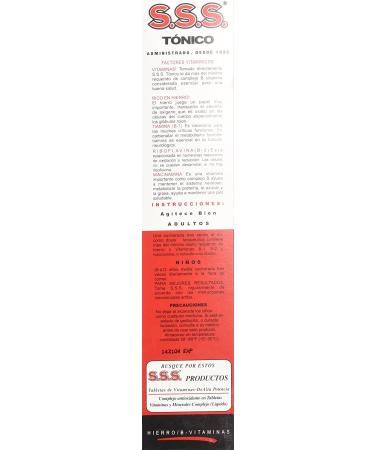 SSS Tonic Liquid 20oz - Boost Energy & Immunity | Organic Formula - Buy Online on GoSupps.com