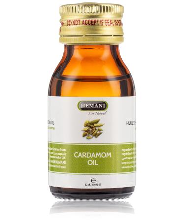 Hemani Cardamom Oil (30ml) - 100% Natural and Pure Essential Oil - Aromatic and Therapeutic Grade