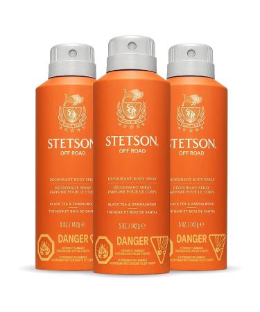 Stetson Off-Road - All Day Body Spray - 3 Pack