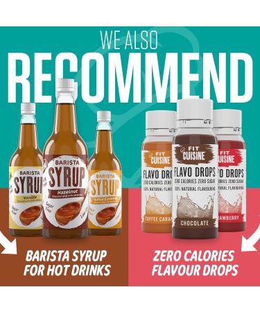 Fit Cuisine Low Calorie Syrup - Low-Cal Syrup to Support Weight Management Low Carb Diet Keto Friendly Vegan For Pancakes Desserts Porridge Ice Cream - 425ml (Maple Syrup) - Buy Online on GoSupps.com