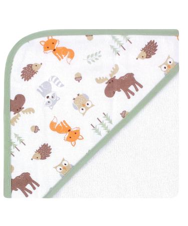Hudson Baby Unisex Cotton Rich Hooded Towel - Woodland Theme - Buy Online on GoSupps.com