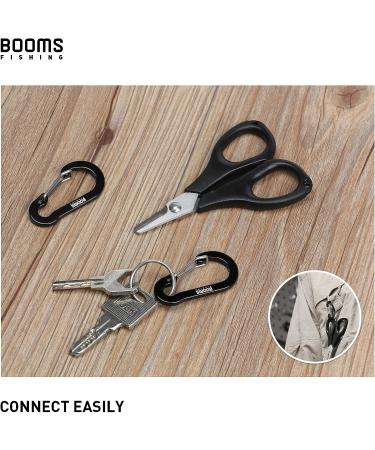 Booms Fishing CC1 Multi-Use Carabiner Clip 6 Pack - Small Aluminum D-Ring Carabiners - Mini Keychain Clips - 2 inch - Multi-colored Assorted (6pcs) - Buy Online on GoSupps.com