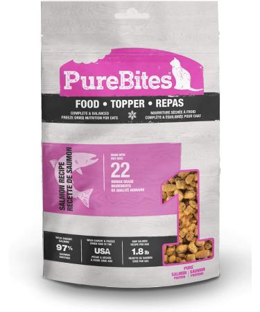 PureBites Cat Food Topper 69g | Salmon Recipe | Made in USA 69 g (Pack of 1) - Buy Online on GoSupps.com