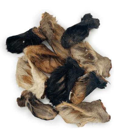 Premium Natural Dog Chews: Single Ingredient Cow Ears with Hair - High Protein Nutritious & Delicious - Long-Lasting Health-Boosting Alternative to Pig Ears - Suitable for Dogs 10 count - Buy Online on GoSupps.com