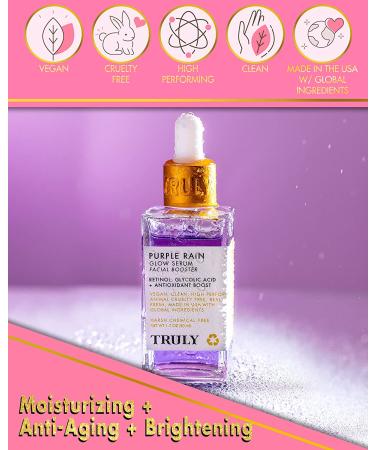 Truly Beauty Purple Rain Facial Oil - Natural Acne Scar Treatment with Rosehip Extract - Spot Treatment and Skin Care Serum - Buy Online on GoSupps.com