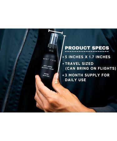 Buy Facial Moisturizer Anti Aging Cream for Men | All-in-One Anti-Wrinkle Face Cream with Retinol & Hyaluronic Acid - 1.69 oz - Buy Online on GoSupps.com
