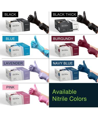 Blue Nitrile Disposable Gloves Medium 50 Count - Medical Grade Exam Gloves - Latex and Powder Free - Dental & Surgical Use - 3 Mil Thickness - Buy Online on GoSupps.com