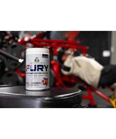 Core Nutritionals Fury Platinum Pre Workout Intensifier with 375mg Caffeine, 5G Creatine Monohydrate, 6G L-Citruline for Maximum Pump, Power, Focus and Energy, 20 Servings, (Green Apple Candy) - Buy Online on GoSupps.com