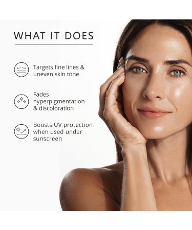 Pure Vitamin C Facial Serum with Hyaluronic Acid | Brightening Hydrating Fragrance & Paraben Free | 29 ml (1 oz) - Organic Skincare - Buy Online on GoSupps.com