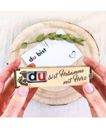 Midwife Gift - 'You are a Midwife with Heart' Chocolate Bar Gift Box | Perfect Thank You for Midwives - Buy Online on GoSupps.com