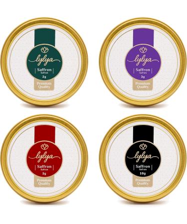 LYLYA Premium All Red Grade A+ Spanish Saffron (5 Grams) 5.0 grams - Buy Online on GoSupps.com